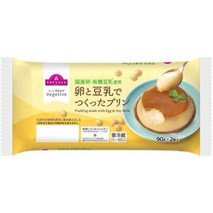 卵と豆乳でつくったプリン 90g x 2個 トップバリュ Green Beans