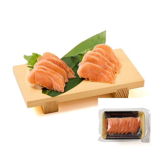 【冷凍】 寿司ネタ 北海道産 秋鮭スライス 10枚(80g)