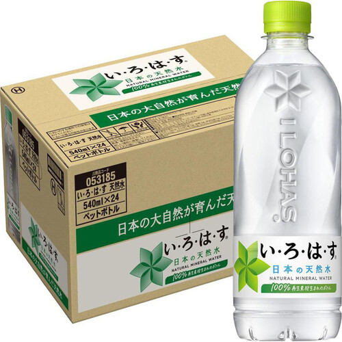 コカ・コーラ い・ろ・は・す 1ケース 540ml x 24本 Green Beans グリーンビーンズ by AEON