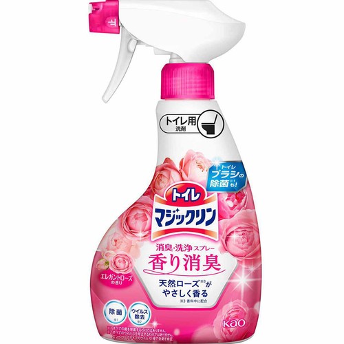 花王 トイレマジックリン消臭・洗浄スプレー香り消臭 エレガントローズの香り本体 350ml