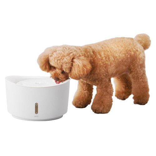 【ペット用】 ジェックス ピュアクリスタル ウェル 犬用 ホワイト 1.5L