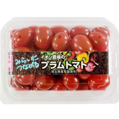 [鮮度+] 埼玉県産イオン農場 プラムトマト (へたなし) 230g