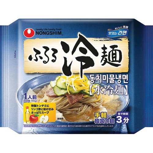 農心ジャパン ふるる冷麺水冷麺 1人前 (155g) Green Beans | グリーン