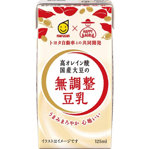 マルサンアイ 高オレイン酸 国産大豆の無調整豆乳 125ml