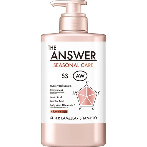 花王 ジ アンサー シーズナルケア AW スーパーラメラシャンプー ポンプ 400ml
