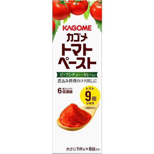 カゴメ トマトペーストミニパック 18g x 6袋入