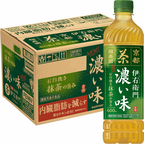 サントリー 伊右衛門濃い味 1ケース 600ml x 24本