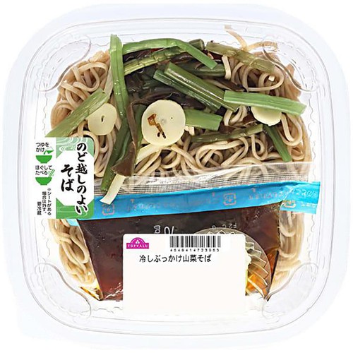 冷しぶっかけ山菜そば 1食 トップバリュ
