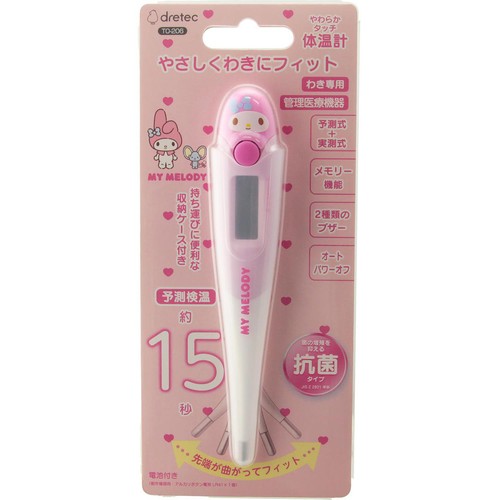 ドリテック やわらかタッチ体温計 MY MELODY 1個 Green Beans