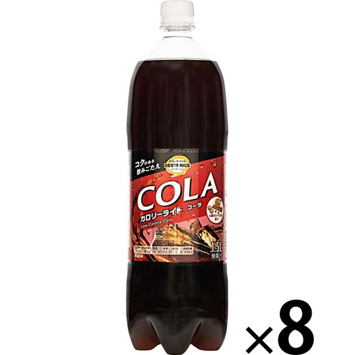 コーラ カロリーライト 1ケース 1500ml x 8本 トップバリュベストプライス