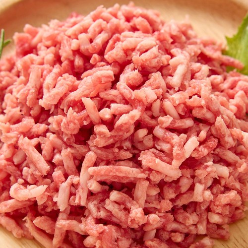 【冷蔵】 国産牛豚合い挽き肉(解凍) (和牛脂入り) 40g-120g