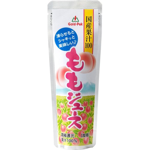 ゴールドパック 国産果汁100% ももジュース 80g