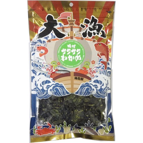 【わかめページ】 オカベ 味付けサクサクわかめ 35g Green Beans | グリーンビーンズ by AEON