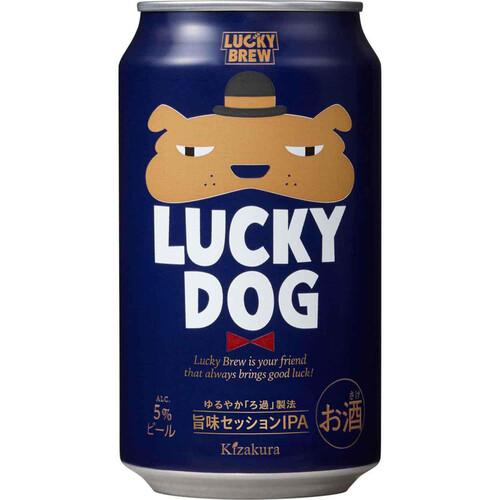 黄桜 LUCKY DOG 350ml