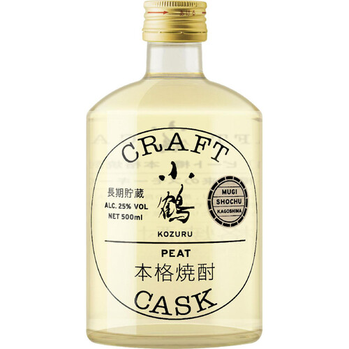 【数量限定】小鶴 25度 麦焼酎 CRAFT CASK 500ml