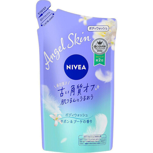 花王 ニベアエンジェルスキンボディウォッシュ サボン&ブーケの香り つめかえ用 360ml