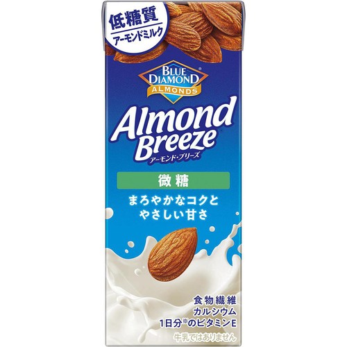 カゴメ アーモンド・ブリーズ 微糖  1ケース 200ml x 12本
