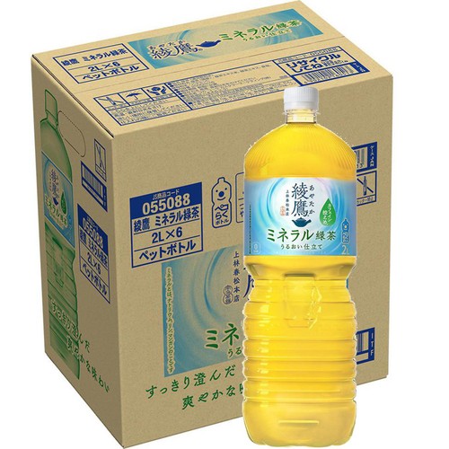 コカ・コーラ 綾鷹ミネラル緑茶 1ケース 2000ml x 6本
