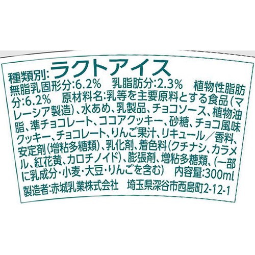 赤城乳業 スペシャルパフェ ダブルチョコミント 300ml