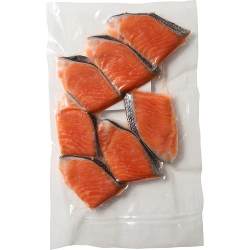 【冷凍】 塩銀鮭(養殖)背身 弁当カット切り身 7切(280g)