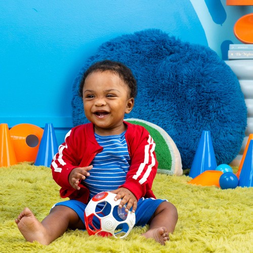 BABYL ベースボールジャージ L 新品未使用 kids2 サッカーラトルボール 赤 x 白 x 青 0ヶ月以上 Green Beans