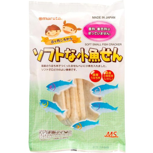 太田油脂 ソフトな小魚せん 8ヶ月ころから 2枚 x 7袋
