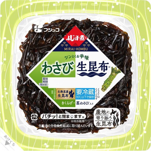 フジッコ ふじっ子煮MIRAI わさび生昆布 68g
