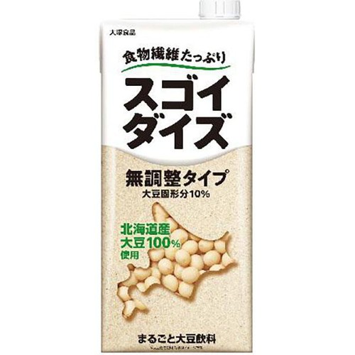 大塚食品 スゴイダイズ無調整タイプ 1000ml