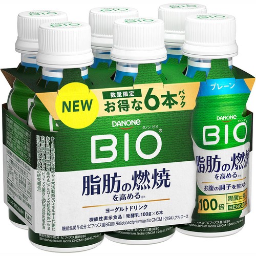 ダノン ビオ 脂肪燃焼ヨーグルトドリンク 6本パック 100g x 6本