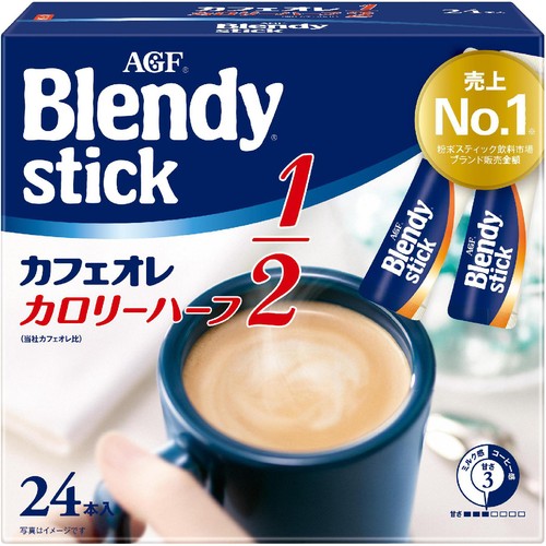 味の素AGF ブレンディ スティック カフェオレ カロリーハーフ スティックコーヒー 24本入