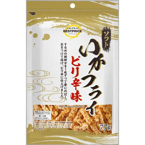 いかフライ ピリ辛味 77g トップバリュベストプライス