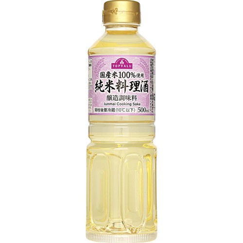 国産米100%使用純米料理酒 500ml トップバリュ