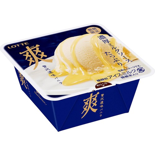 ロッテ 爽 贅沢濃味バニラ 185ml Green Beans | グリーンビーンズ by AEON