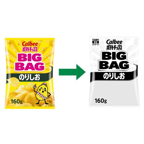 カルビー BIGBAG ポテトチップス のりしお 160g