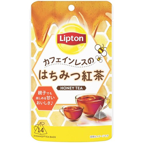リプトン カフェインレスのはちみつ紅茶 ティーバッグ 14袋入 Green