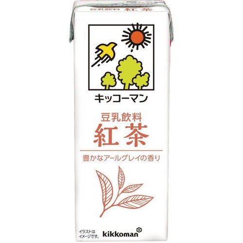 キッコーマン 豆乳飲料 紅茶 1ケース 200ml x 18本