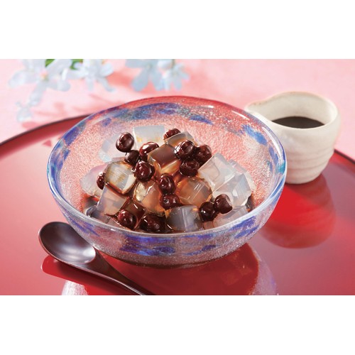 たかの茶菓 黒糖蜜豆かんてん 155g
