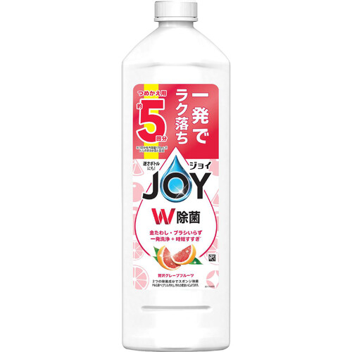 P&G ジョイ JOYＷ除菌 贅沢グレープフルーツの香り 特大サイズ つめかえ用 670mL Green Beans グリーンビーンズ by  AEON