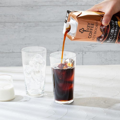 キーコーヒー 香ばしく深いコク 無糖 1000ml