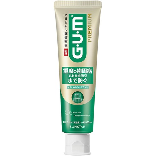 サンスター ガム・プレミアム デンタルペースト メディカルハーブミント 85g