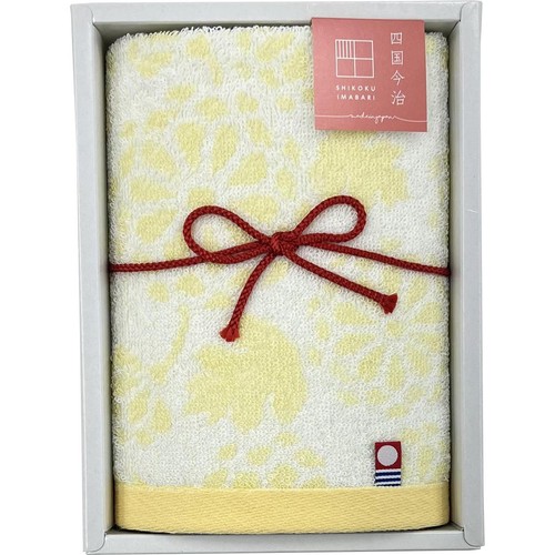 林 今治華音ハンドタオル 1枚入 約34 x 35cm 菊 Green Beans