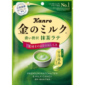 カンロ 金のミルクキャンディ抹茶ラテ 61g Green Beans | グリーン