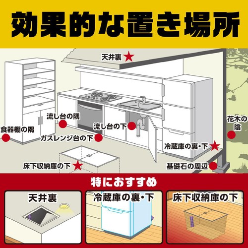 アース製薬 デスモアプロ  殺鼠剤 分包タイプ ネズミ 駆除エサ剤 6包入