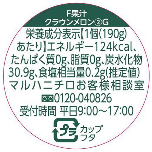 マルハニチロ フルティシエ 贅沢果汁 静岡クラウンメロン