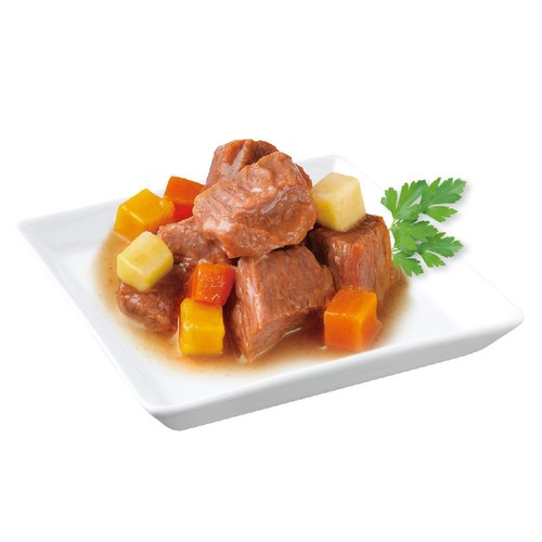 【ペット用】 ペットライン ごちそうタイム 牛肉&ごろごろ野菜 80g
