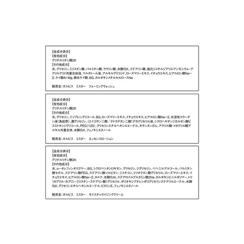 オルビス ミスター トライアルセット 7日間分
