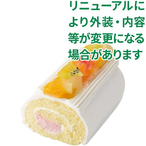 【ペット用】 【冷凍】【国産】 犬猫用 ミニロールケーキ フルーツ 1個