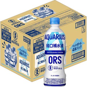 コカ・コーラ アクエリアス 経口補水液 1ケース 500ml x 24本 Green
