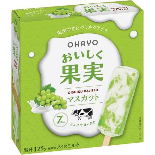 オハヨー乳業 おいしく果実マスカット 40ml x 7本入