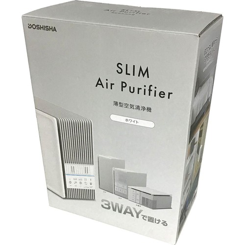 ドウシシャ 薄型空気清浄機 APA-081(WH) Green Beans | グリーン